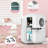 4L Skincare Mini Fridge - Cooler & Warmer, 6-Can Capacity, Round View Window + Removable Shelf, White For Dorm/Bedroom-123707503