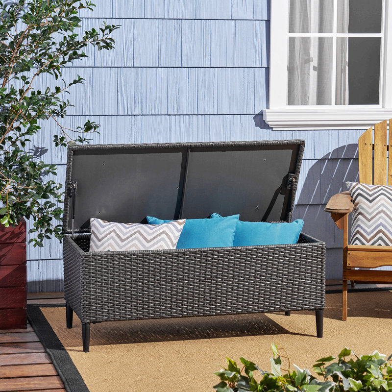 Banc de rangement Jeanbart, Gris