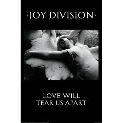  Officially Licensed Joy Division - Love Will Tear Us Art, affiche d'art - 24 x 36 po - reproduction décorative - papier affiche - prêt à encadrer