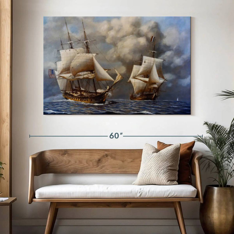 Mehar Naval Battle, 34" H x 51" W