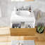 Ensemble de meuble-lavabo mural simple 36 po Zarra