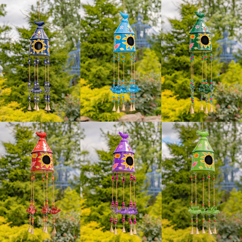 Carillons colorés Birdhouse