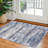 Machine Washable Area Rugs for Entryway 2x3 Non-Slip Soft Throw Rugs Blue/Gray Small Area Rugs Indoor Rugs for Kitchen Bedside Entrance -1017776717-1036517471