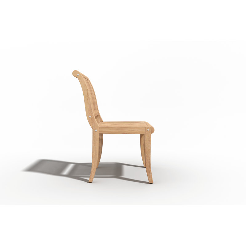 Stacking Teak Patio Dining Chair