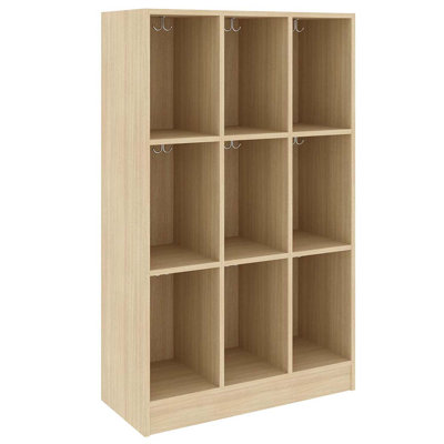 Triple Wide Nine Compartment Classroom Cabinet Locker