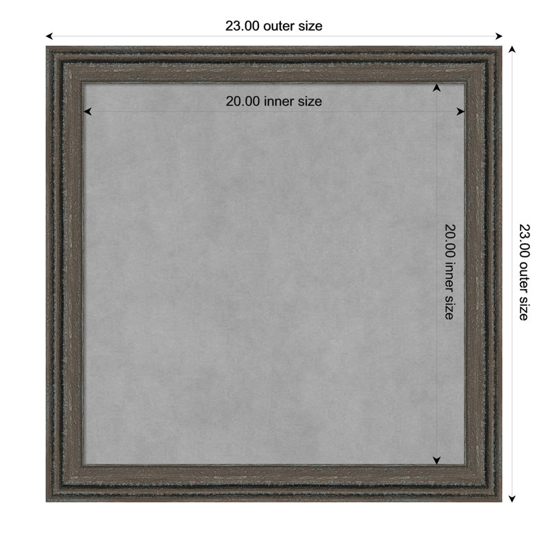 Tableau magnétique magnétique en métal, H 23 po x l 23 po