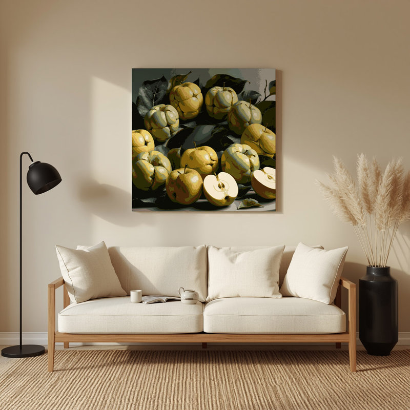 Art mural en métal «Fruit Sugar Apple», H 32 po x l 32 po