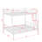 Full XL Over Queen-Sized Metal Bunk Bed-1688565254