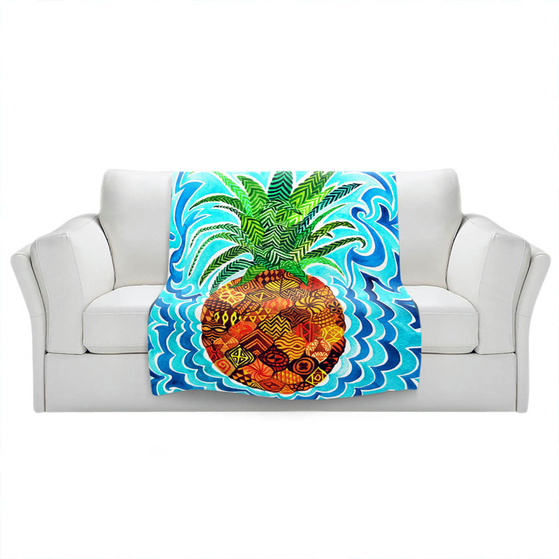 Hand Woven Throw Blanket, 68" W x 80" L