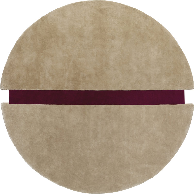 Round Ciarrah Abstract Flat Weave 200cm X 200cm Area Rug