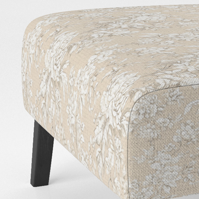 Fauteuil de chambre French Country, Pantoufle sans accoudoirs