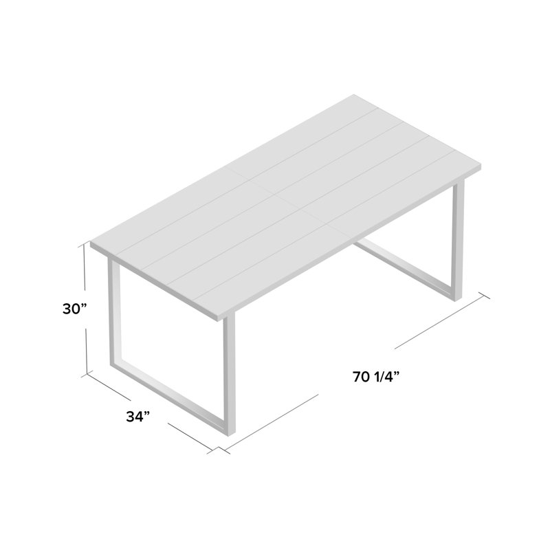 Kinsley Rectangular Outdoor Dining Table