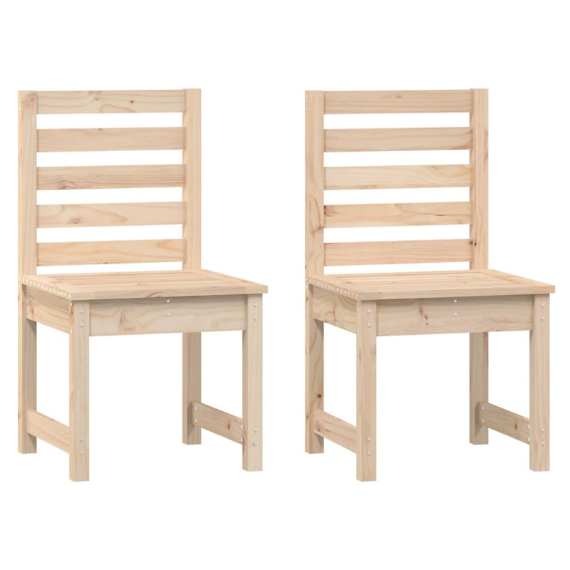 Ensemble de 2 chaises de jardin Vidaxl