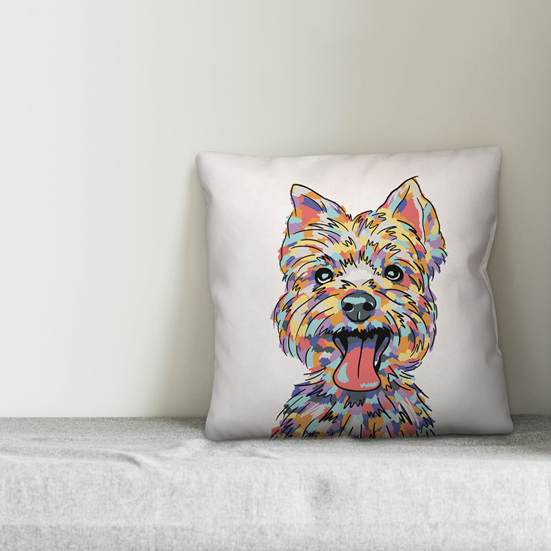 Throw Pillow, 16" x 16", Polyester/Polyester Blend