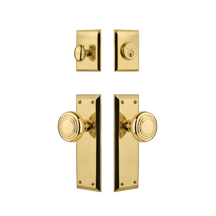 Nostalgic Warehouse New York Entry Set with Deco Knob
