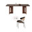 Modern Rectangular Rock Slab Dining Table Set-107506883