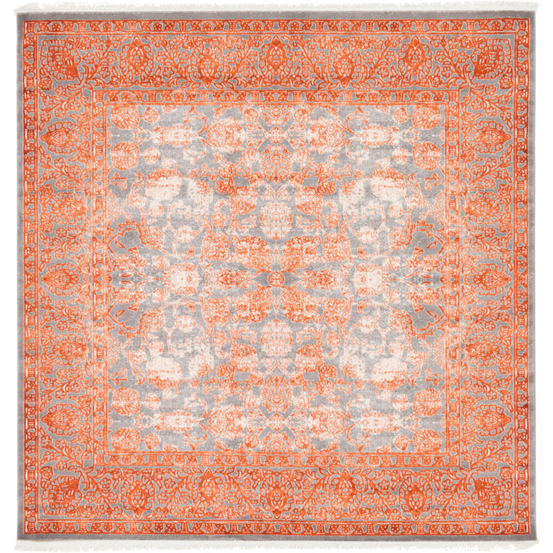 Paden Abstract Indoor Rug, Square 8'