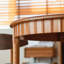 Burlywood Round Solid Dining Table For Dining Room/Kitchen-1563897348