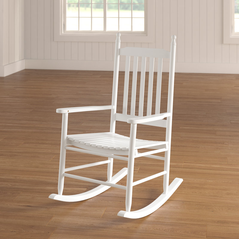 Chaise berçante Dahlonega, blanc