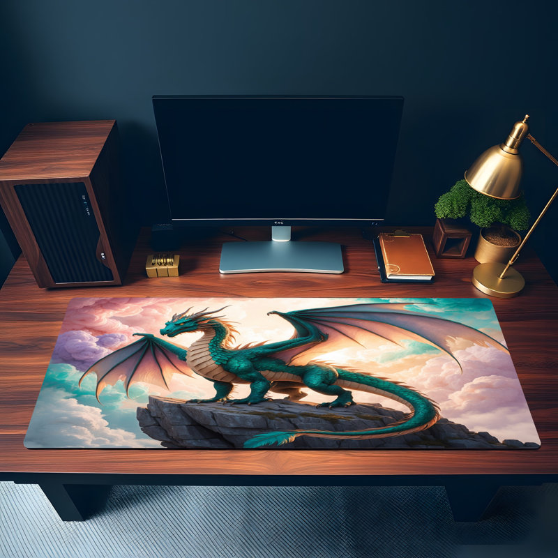 Polyester Desk Pad, 14.4x12.1