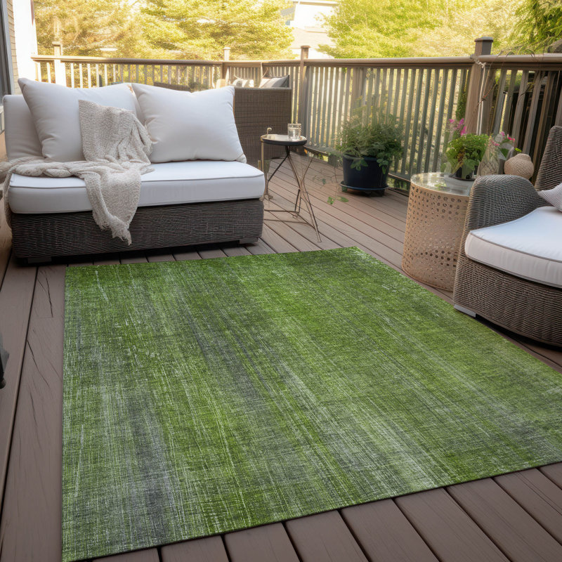 Tapis intérieur / extérieur Kinslee, Rectangle 9 pi x 12 pi