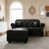 Black+2seat+1ottoman