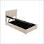 Lit plateforme simple tapissier avec rangement hydraulique, pour les petits espaces et la vie organisée-640969965