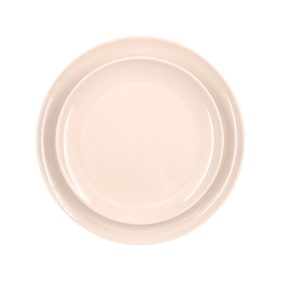 Assiette à salade en porcelaine Bisque Canvas Home Shell