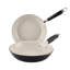 Anolon Advanced Ceramic Nonstick Frying Pan Set, 2 Piece, Black