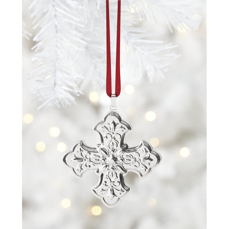 Ornement en forme de croix de Noël 2025