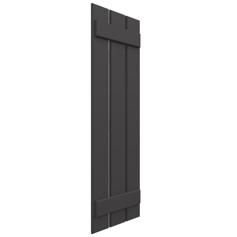 Shadow Mountain Composite Board and Batten Shutters, 17x26, Set of 2