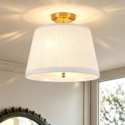 Plafonnier semi-encastré 2 lumières