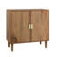 Buffet en bois Conrad avec rangement et tablettes réglables Conrad