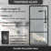 34 In. W X 72 In. H Fixed Framed Shower Door In Matte Black Finish With Patterned Glass