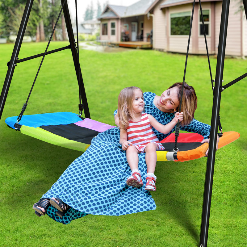 Metal Swing set with 60" Swing