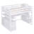 Lurelle Rustic Loft Bed With Desk, Shelves, And Sturdy Pine Frame-1062679749-1062273389