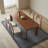 Rectangular Home Dining Table in Retro Style-1189918020