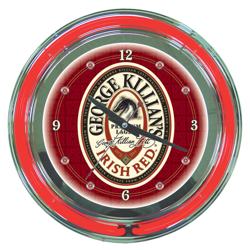 Horloge murale 12" George Killian
