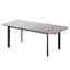 Ensemble de table de salle à manger rectangulaire 78,7 po, ensemble de table de cuisine moderne avec chaise de salle à manger rembourrée-1110653786-1110653780