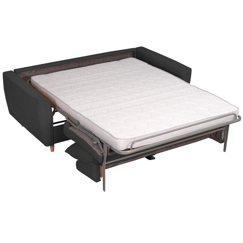 Marotz Sofa Bed with Mattress, Anthracite