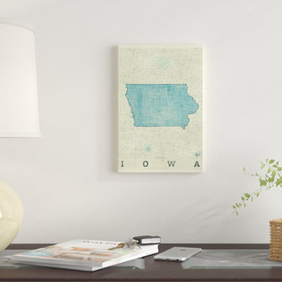 " Iowa Map " by Hubert Roguski
