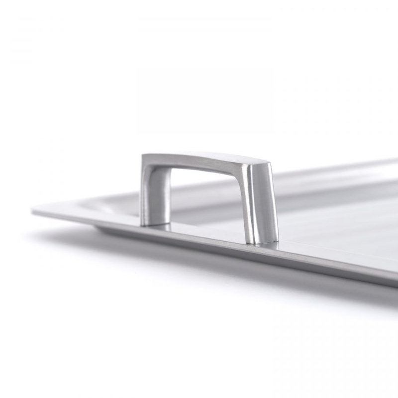 Ron 12.75 in. Stainless Steel Rectangular Griddle