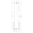 Accent Floor Lamp, 50 Inch Cylindrical Tower Fabric Shade, Ivory Linen