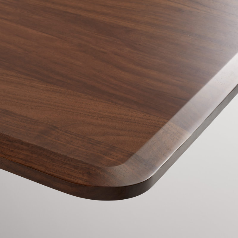 Keeps Solid Wood Dining Table, White Oak, 38" W x 77" L