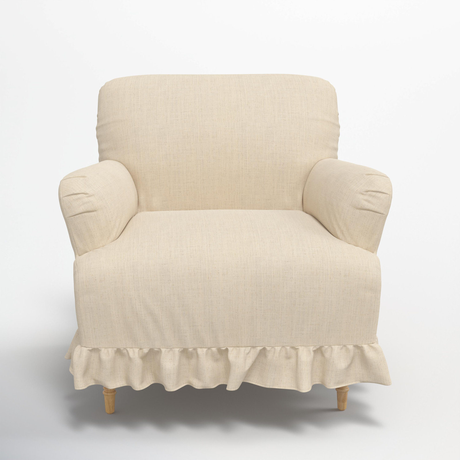 Maggie Slipcovered Armchair, Classic Linen Linen
