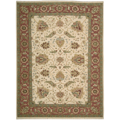 Burnham Wool Oriental Indoor Rug