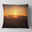 Sunrise at Farmland Bales - Coussin à imprimé paysage-1083961789-1083961776