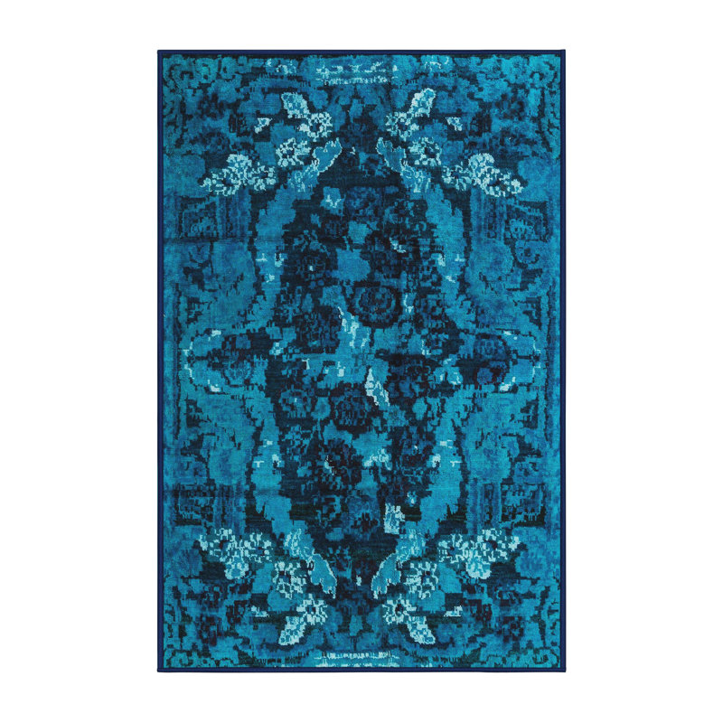 Abstract Indoor Rug, Rectangle 2' x 4'