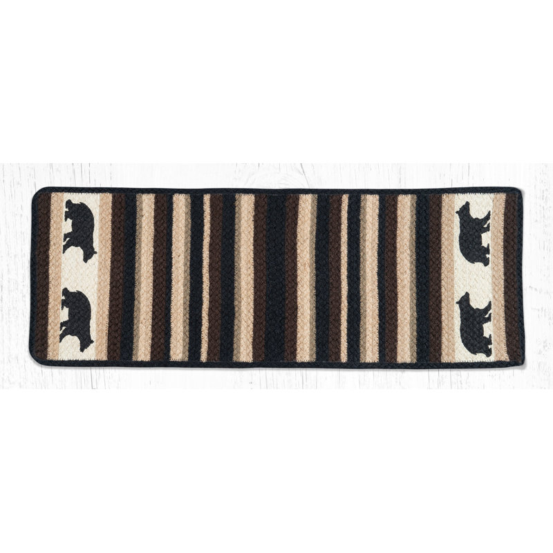 Earth Rugs Tall Timbers Oblong Printed Table Runner 36" H, Tall Timbers