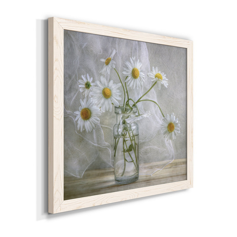 «Daisies» par J Paul - reproduction d'art sur papier encadrée, H 35,5 po x l 35,5 po x P 1,5 po, Cadre noir